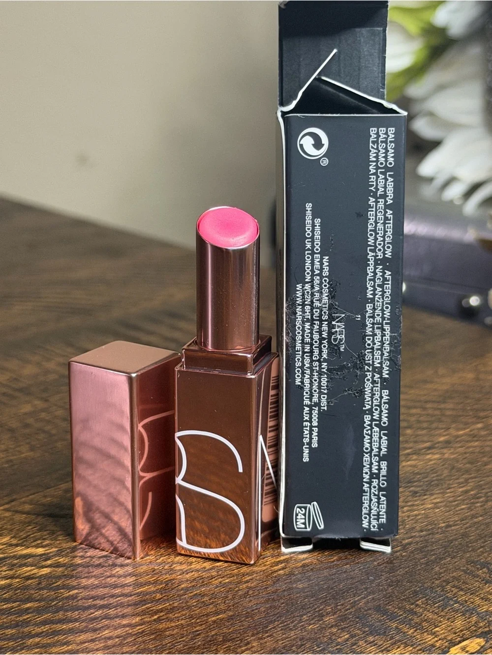Orgasm-NARS Afterglow Lip Balm — Orgasm Pink